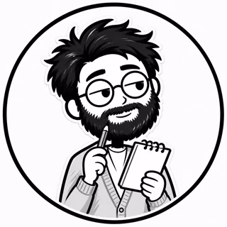 Retrato doodle monocromático de O Psicólogo