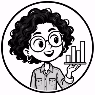 Retrato doodle monocromático de O Designer de Infográfico